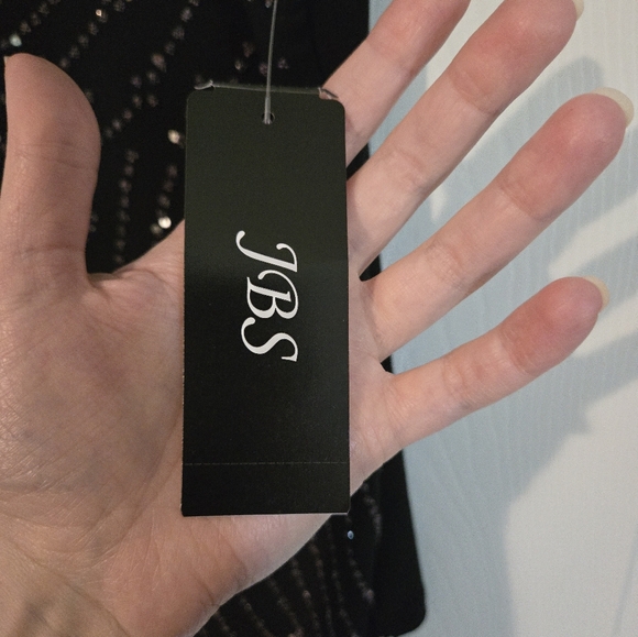 NWT RHINESTONE EVENINGWEAR TOP BY JBL - Picture 3 of 7